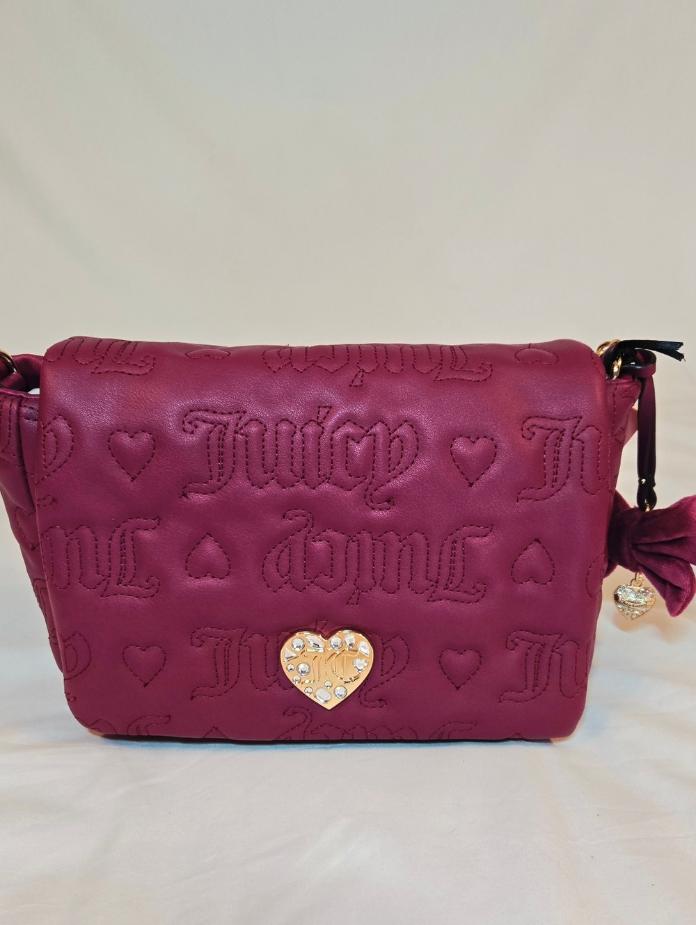Juicy Couture 'Lovely Girl' Crossbody Bag in Plum Berry